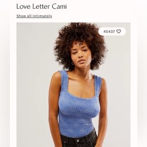 Free People Intimately Love Letter Cami